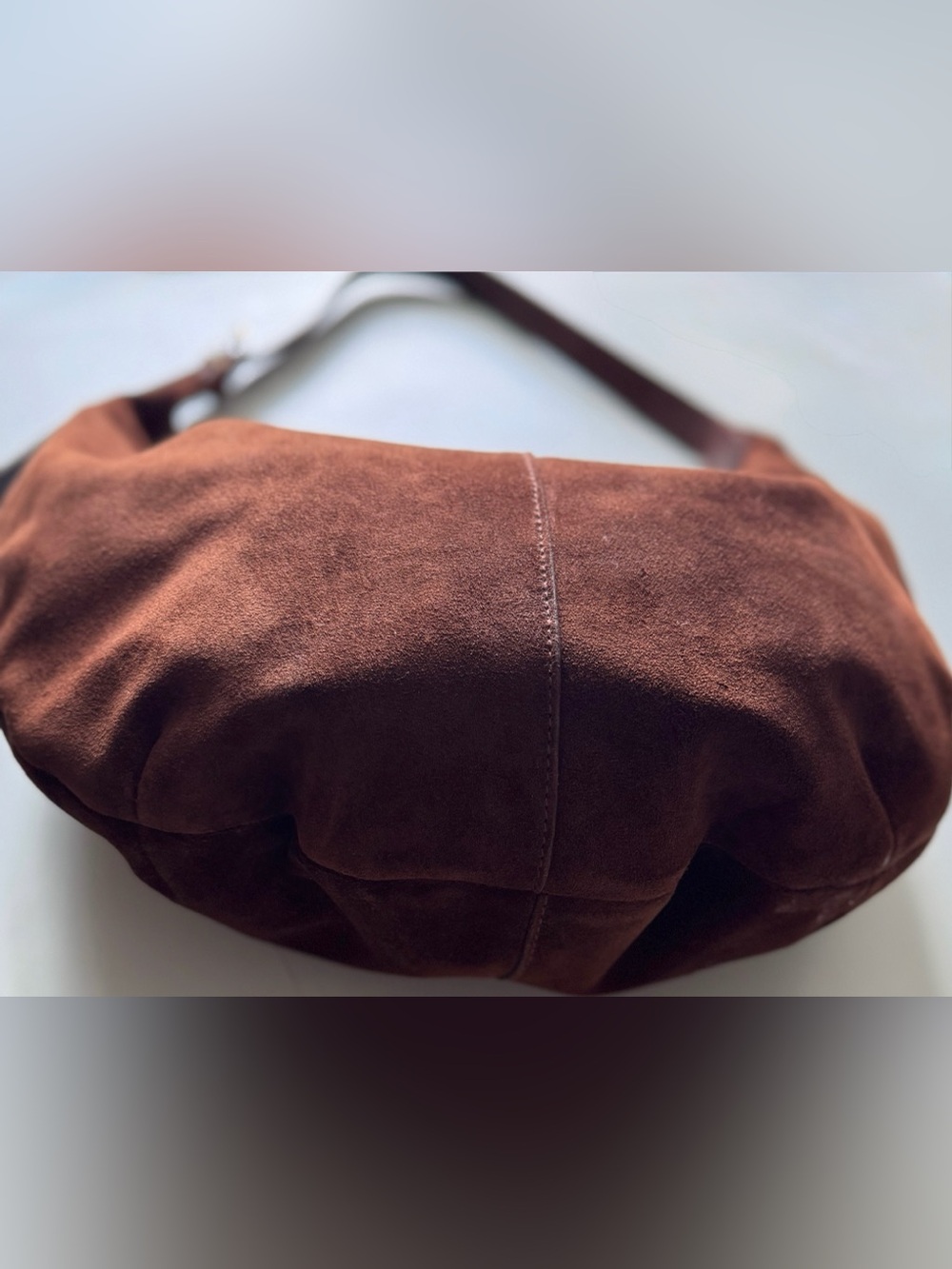 Madewell  Suede Essentials Slouch Hobo Bag NEW - Picture 10 of 16